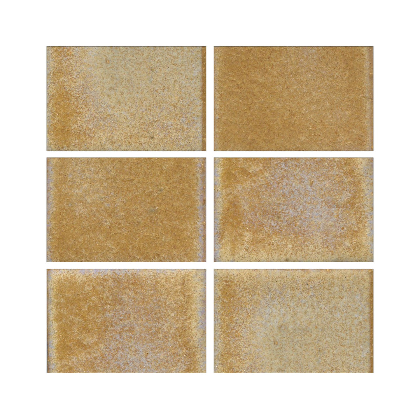 Coffee Cake glaze with iron spots a golden yellow color